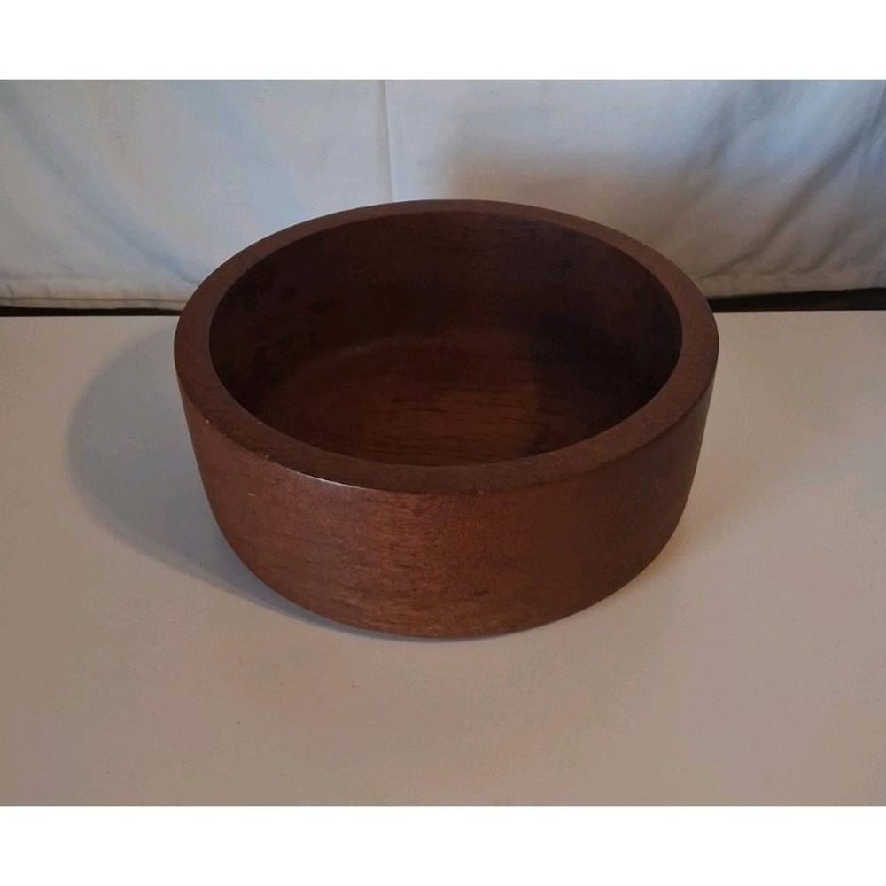 VTG Mid Century Action Industries Genuine Teakwood Thailand Salad Bowl